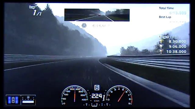 Gran Turismo 5 GT5 AMG Academy Expert Class Nurburgring Nordschleife (Wet) Gold Lap 8:22:262 смотреть онлайн