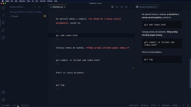 Markdown kurz, README.md ?? Git a GitHub kurz (15/15) смотреть онлайн