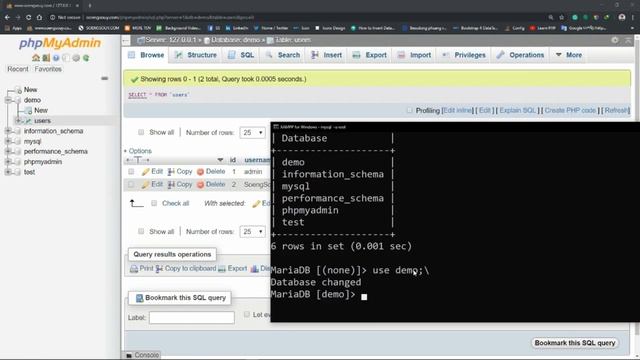 How to use tool in XAMPP MySQL and Comment line смотреть онлайн