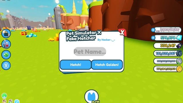 Hatch Every Pets In Game Gui NEW Script!! | Fake Hatcher Script | Pet Simulator X Script | Roblox