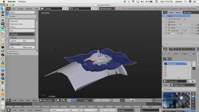 Tsunami Wave in Blender 3d Pt.4 (Extreme Wave & Background Texture) смотреть онлайн