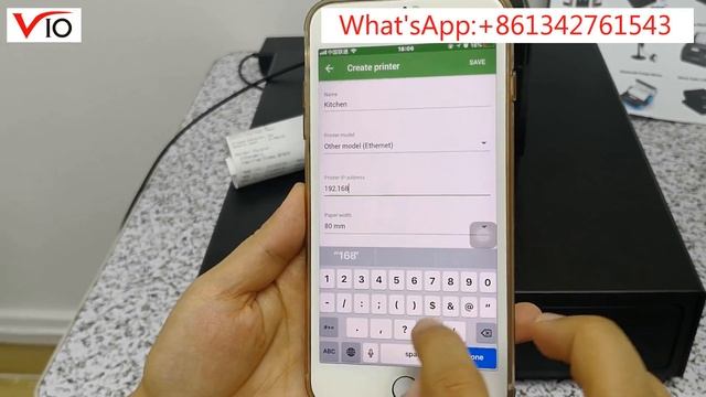Pos Receipt Printer + Cash Drawer+iPhone/iPad Working With Loyverse смотреть онлайн