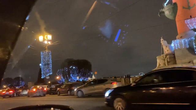 Дворцовый мост, Стрелка Васильевского острова 2021 Рождество смотреть онлайн