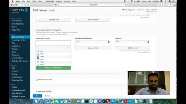 HOW TO BLOCKED INTERNET ACCESS FROM IP address #Sophos XG Series firewall .. смотреть онлайн