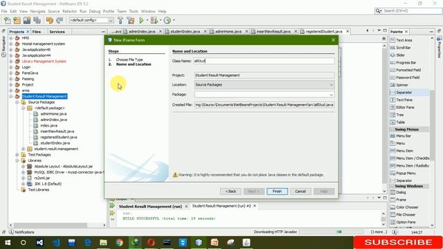 5. Student Result Management System in java -Registered student & All students result (JFrame,Mysql смотреть онлайн