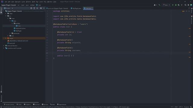 Minecraft Plugin Tutorial - Connecting to a Database (MySQL & ORMLite) смотреть онлайн