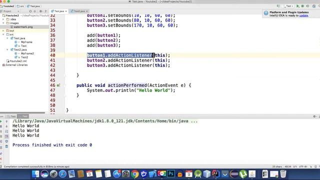 Java Swing 8 - Different approach for Action Listener/Extended Example (Bangla | বাংলা) смотреть онлайн