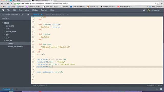oop 2 - initialize method and action method смотреть онлайн