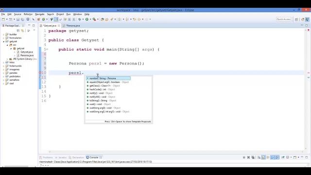 Métodos get y Set en Java 2018 смотреть онлайн