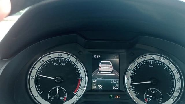 работа адаптивного круиз контроля дистроника на автомобиле skoda octavia A7 смотреть онлайн