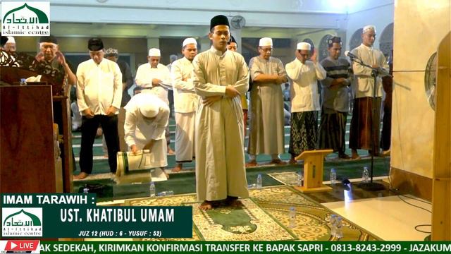 🔴 LIVE | KULTUM & SHOLAT TARAWIH | MASJID AL ITTIHAD LEGENDA WISATA | 12 RAMADAN 1445 H смотреть онлайн