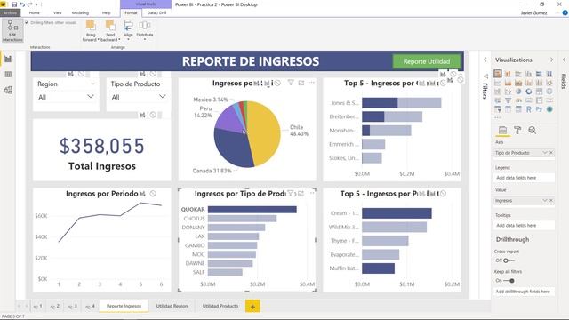 Aprender Power BI - Editar Interacciones смотреть онлайн