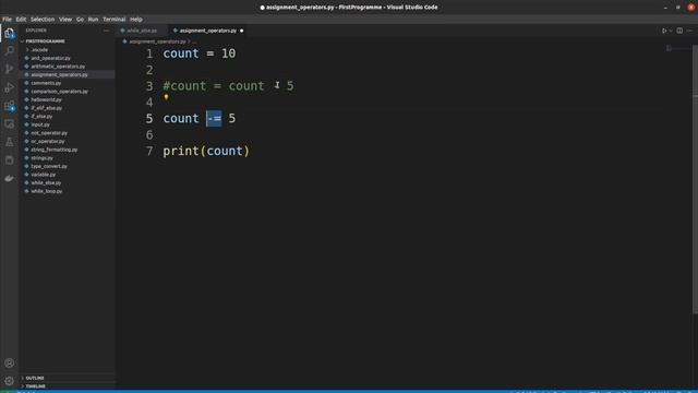 Python tutorial for beginners | Part 18 | Assignment operator in python смотреть онлайн