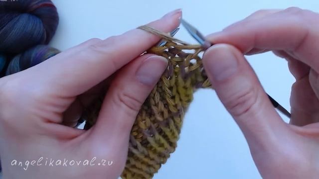 Кромочные петли спицами, которые не заворачиваются | Красивый край для Идеального Шарфа! смотреть онлайн