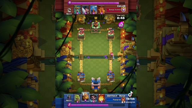 Играю с удовольствием с подписчиками в #мобильныеигры #клэшрояль #clashroyale смотреть онлайн