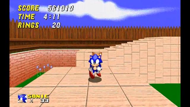 Sonic Robo Blast 2 Sonic's Schoolhouse Mod gameplay. смотреть онлайн