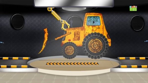 Police Car And Taxi Garage Car Cartoon video For Kids