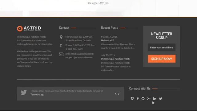 Download free Astrid Multipurpose WordPress Theme with source code смотреть онлайн