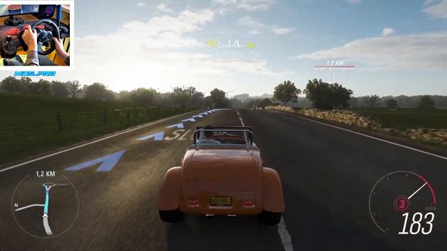 Классика 1923 Ford Roadster Hula Girl - Forza Horizon 4 + Logitech G920 PC смотреть онлайн