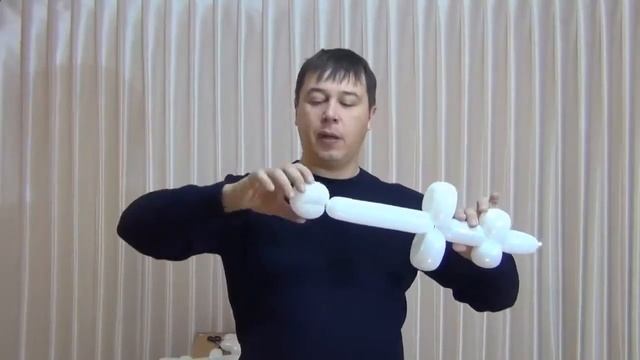 Снежинка из воздушных шариков смотреть онлайн