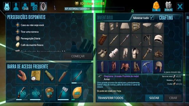 SURVIVING 100 DAYS ARK MOBILE HARDCORE -EP9 DAY 80 TO 90 (DIA 80 AO DIA 90) смотреть онлайн
