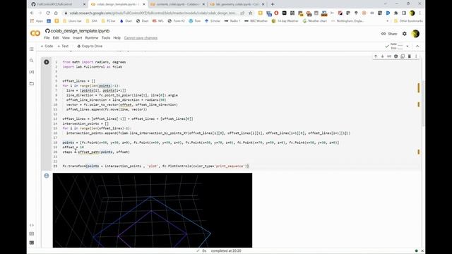 Create + share custom functions in python FullControl - demo function 'offset_path' смотреть онлайн