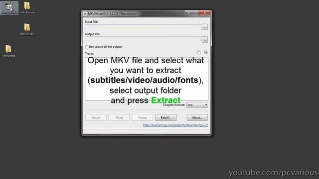Extract Subtitles, Fonts, Audio, Video from MKV смотреть онлайн