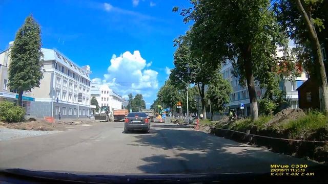 По Комсомольской  улице - ремонт в Йошкар-Ола