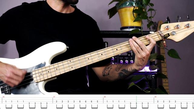 NICKELBACK - How You Remind Me [BASS COVER + TAB] 🎸 |LESSON| смотреть онлайн