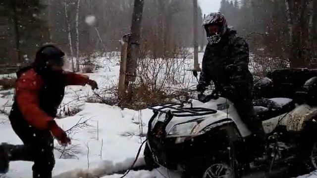 Джамбо 700 тащит Поларис сайд смотреть онлайн