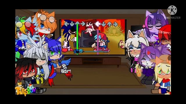 Gacha Club: Some Sonic & MLP characters react to Sonic.exe 2.0 | Part 1: Too Slow & You Can't Run | смотреть онлайн