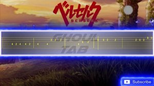 Berserk Opening  1 - Tell Me Why (Guitar Tab 譜 Tutorial)