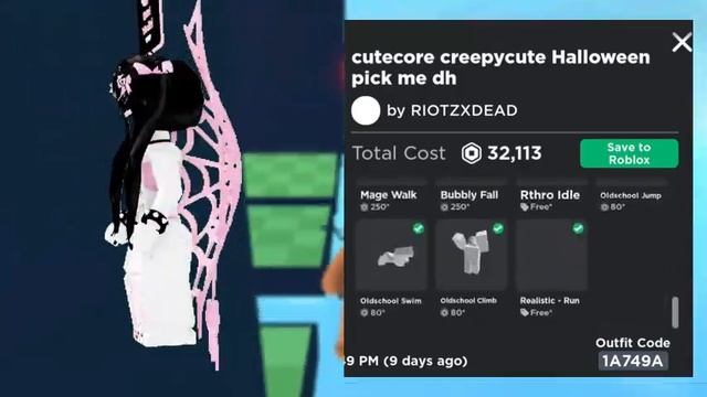Roblox Halloween Doll Outfits Trending 2023 смотреть онлайн