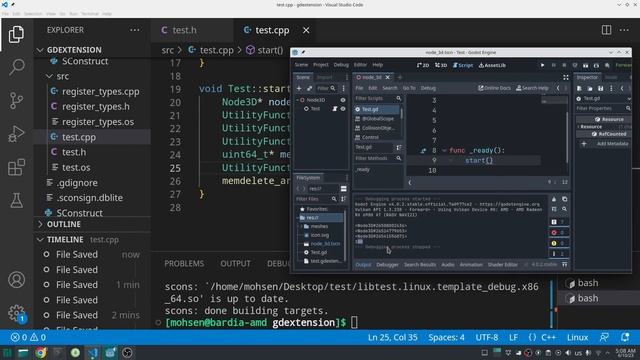 Memory C++ Godot - GDExtension part 12 смотреть онлайн
