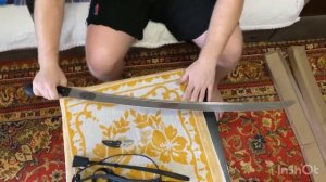 Распаковка и краткий обзор казачей шашки ККВ производства оружейной фабрики Назаров & Калибр.