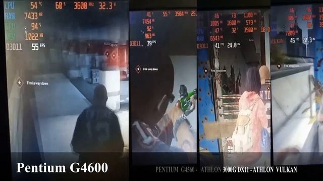 INTEL PENTIUM G4600 VS G4560 VS AMD ATHLON 3000G - HD630 Vs HD610 Vs VEGA3 (LOWENDPC 2023)