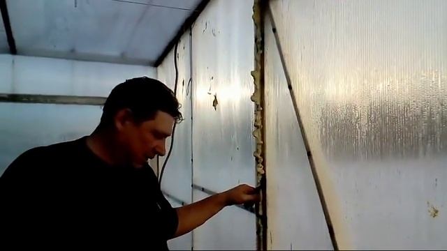 15/19 Строительство теплицы от фундамента до крыши/ Часть 3 смотреть онлайн