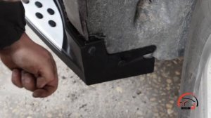 Установка порогов на Mercedes ML W 164 от интернет магазина Obvesim.net