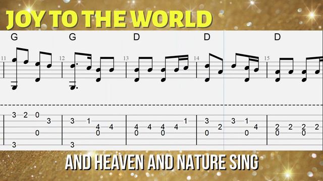 Joy To The World Fingerstyle Guitar Tab - FREE Tab Download смотреть онлайн