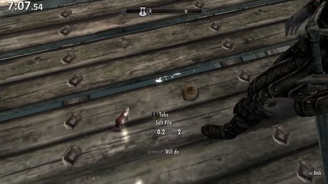 Скайрим спидран прохождение смотреть онлайн