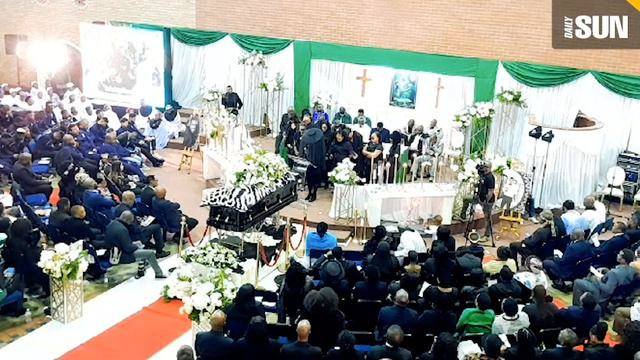 AmaZulu FC CEO Sinenjabulo Zungu-Ntuli bid farewell to her husband, Bongi Ntuli during the funeral. смотреть онлайн