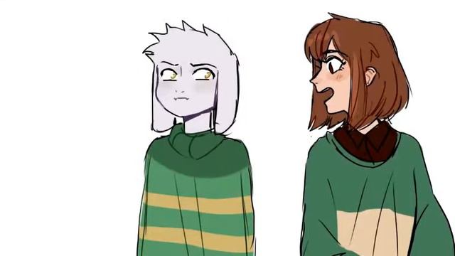 Азриэль учится быть храбрым | Undertale short by araxaluva смотреть онлайн