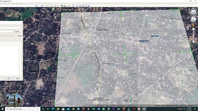 How To Land Measurement & Mouza Map Overlap In Google Map.. смотреть онлайн
