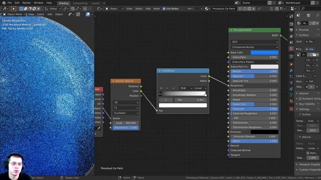 Procedural Car Paint (Blender Tutorial) смотреть онлайн