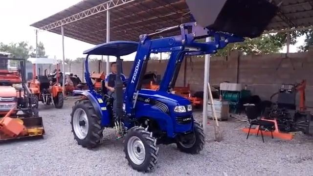 Минитрактор Ловол 354 с фронтальным погрузчиком смотреть онлайн