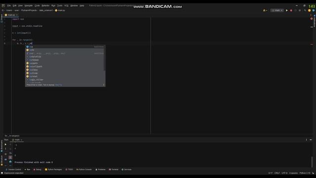 Codeforces Round 859 (Div. 4) A. Плюс или минус (Python) смотреть онлайн