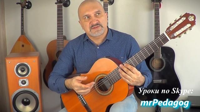 Техника гитариста. Ползёт по грифу гусеница... смотреть онлайн