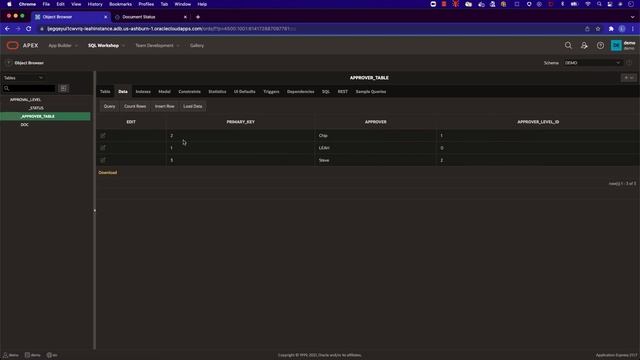 Oracle APEX Process Flow Application смотреть онлайн