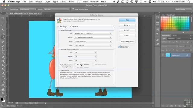 Adobe Photoshop for Web Tutorial | Working With Colour Settings For The Web смотреть онлайн