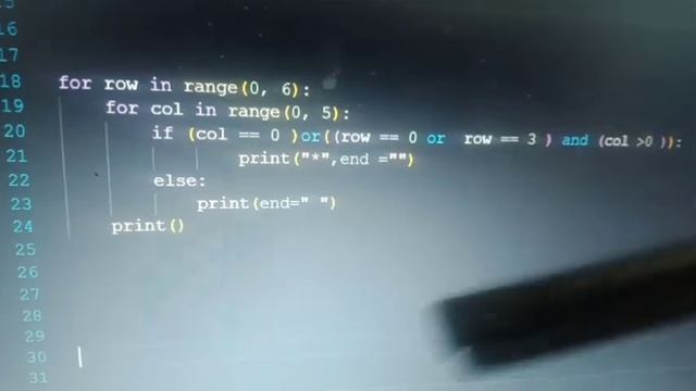 Printing Stars in Alphabetical F shape| Python Code and Logic Complete Understanding. смотреть онлайн